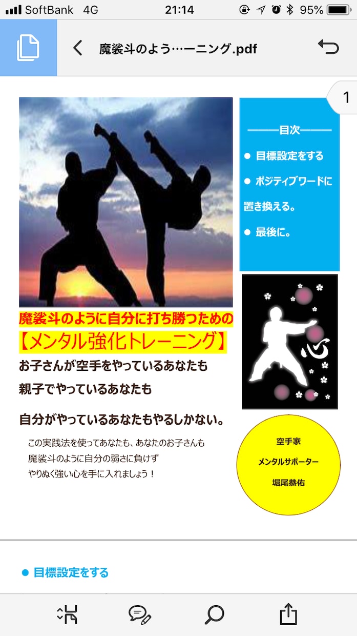 子ども空手の練習法やサポートの仕方を全力で教えます どうサポートすればいいかどんな練習がいいか悩んでるあなた必見 イメージ2
