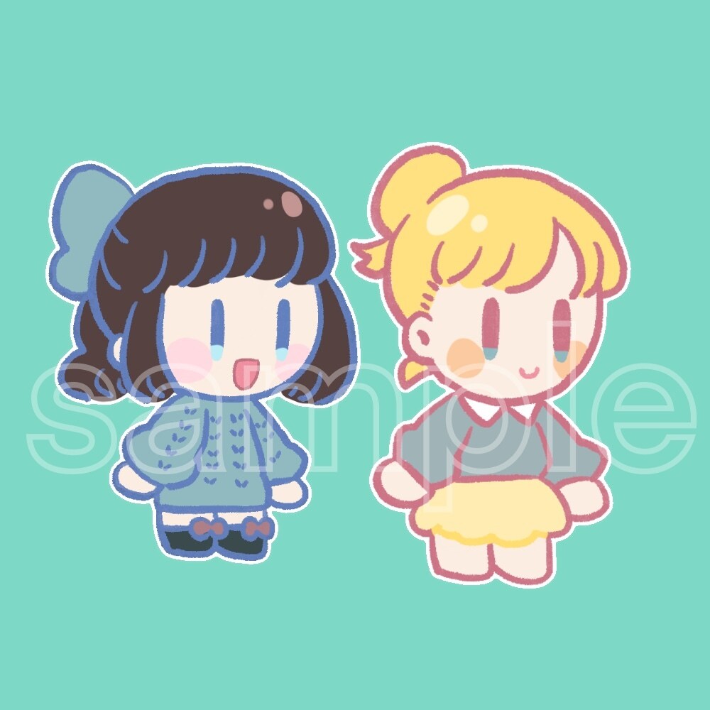 YouTubeのアイコン、ヘッダーイラスト描きます ラフの修正無制限！かわいいキャラクターおまかせください イメージ9