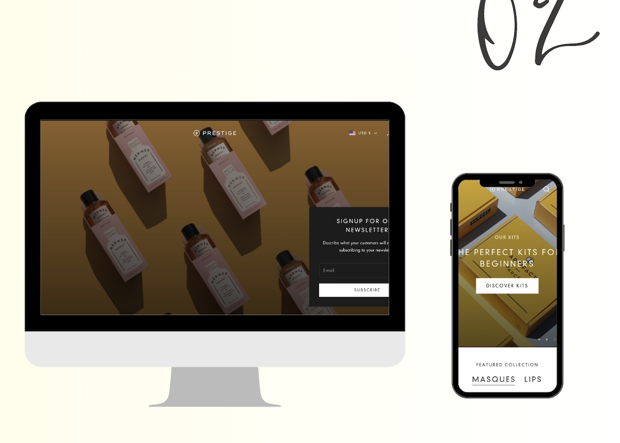 実績経験豊富　ShopifyでECサイト作成します 初心者でも大丈夫 有名人のサイトも手がけた私がお手伝いします イメージ3