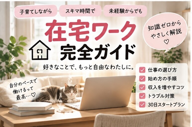 知識ゼロから在宅ワークの始め方を基礎から教えます 未経験から！仕事探しから収入・納品・税金まで基礎から学べます イメージ3