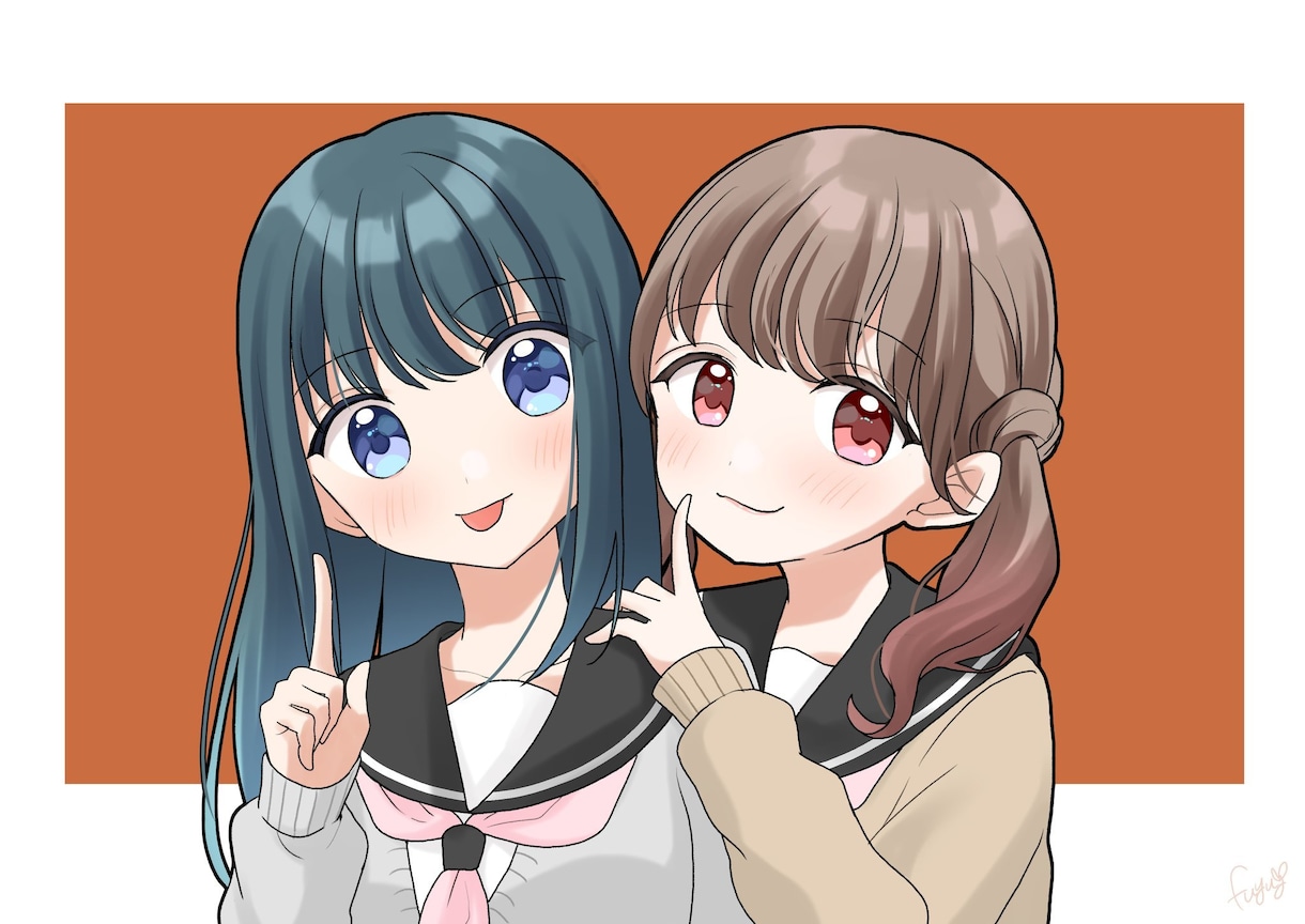 ゆるふわ×かわいい等身キャライラスト描きます ガーリーでふんわりした雰囲気のキャラが得意です！ イメージ5