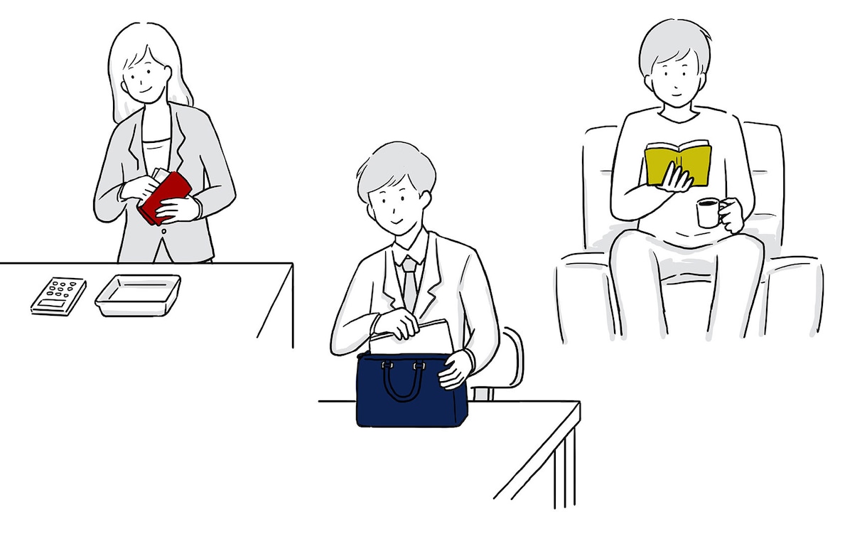 シンプルな人物イラスト描きます Webや紙面の挿絵にぴったり！シーンに応じて描ける イメージ10