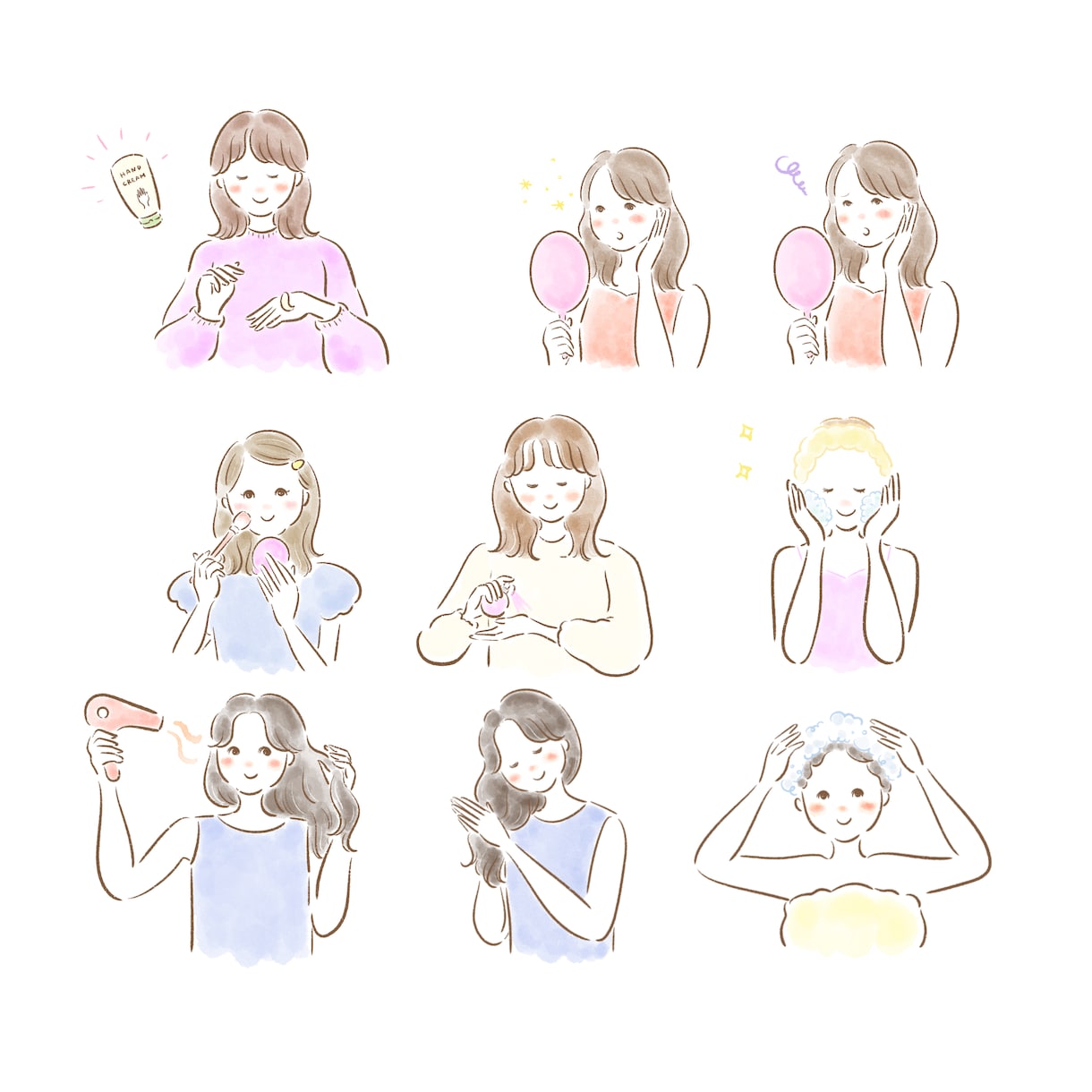 ほんわか可愛い☻カットイラストお描きします Webや書籍など挿絵にもピッタリ イメージ3