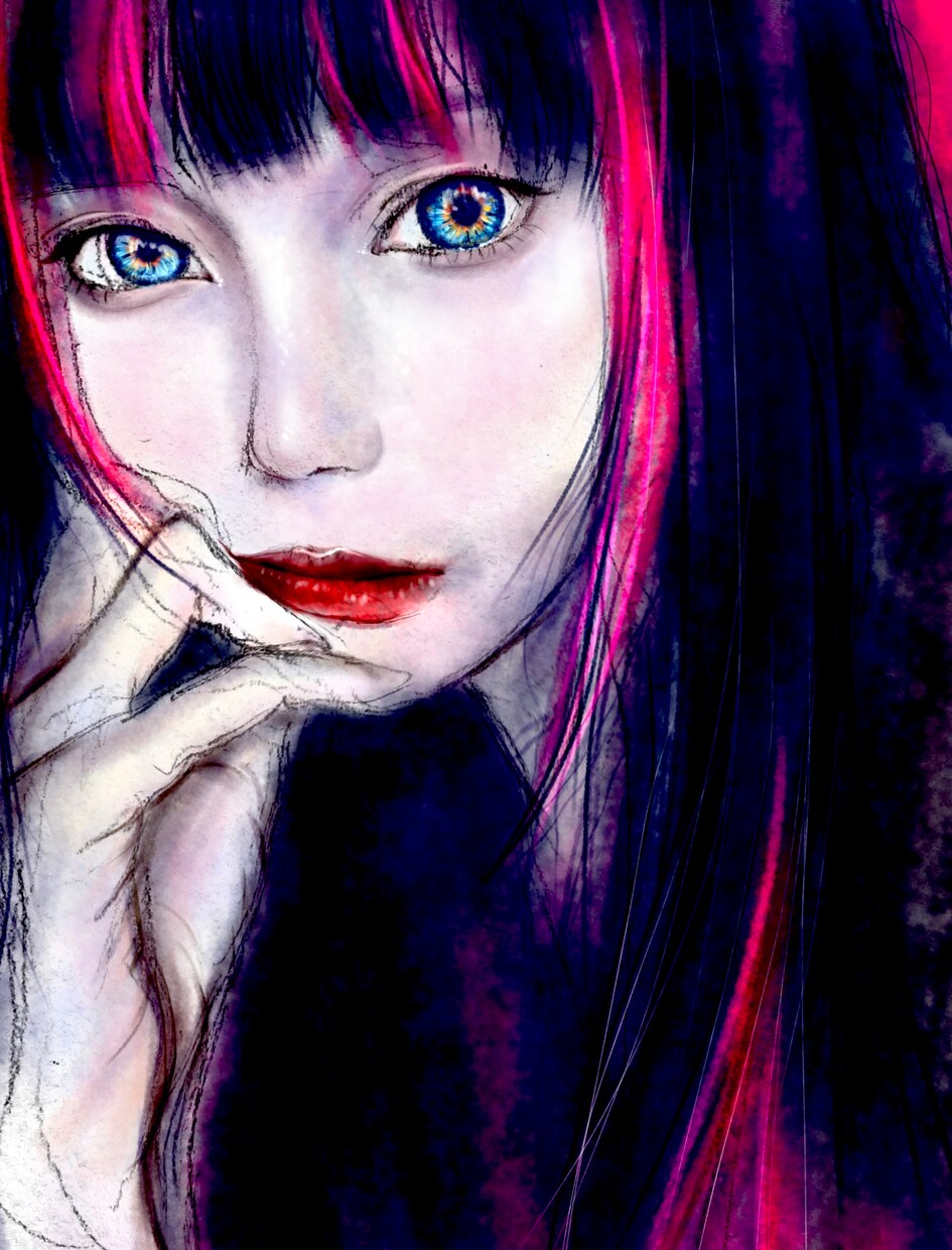 視線が残る、雰囲気のある人物アイコン描きます 通常 ¥7000 → 今だけ ¥2000（初回価格） イメージ3