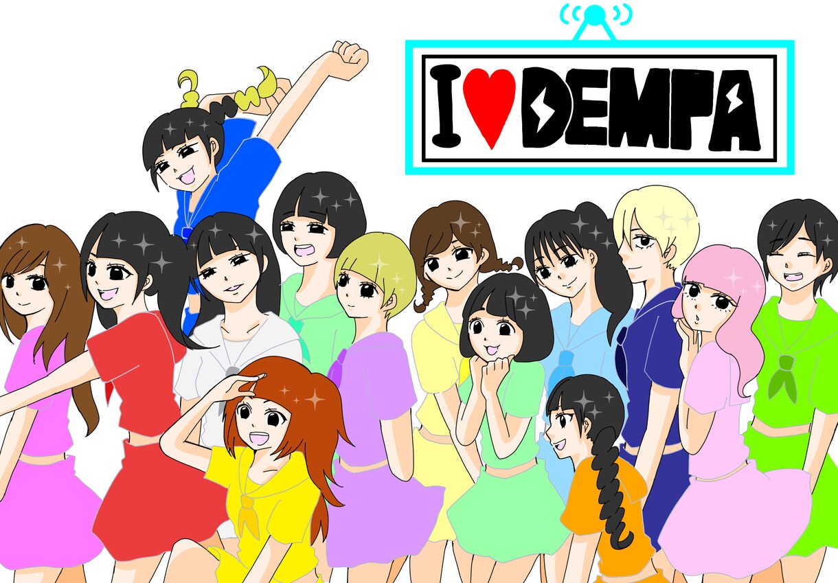 イラスト、キャラクター、漫画ご依頼承ります 女の子を中心に一枚イラスト、4コマ漫画などを描きます イメージ5
