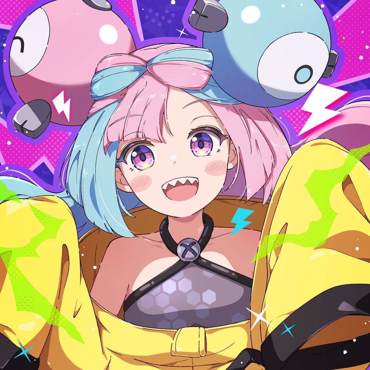 配信サムネ、歌みた、アイコンなんでも描きます 可愛く、元気なキャラクターに仕上げます！ イメージ7