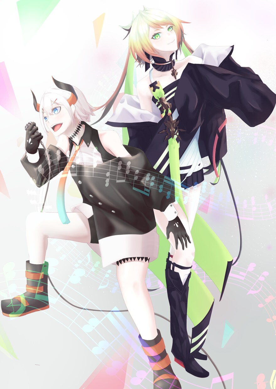 美麗なオリジナルイラストを描きます あなたのイメージするオリジナルキャラを壁紙やアイコンに！！ イメージ1