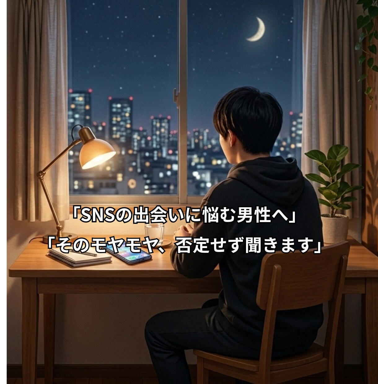 SNSの出会いに悩む男性へ｜どんな話しもお聞きます SNSで女性と仲良くなりたいのに、うまくいかない方へ イメージ1