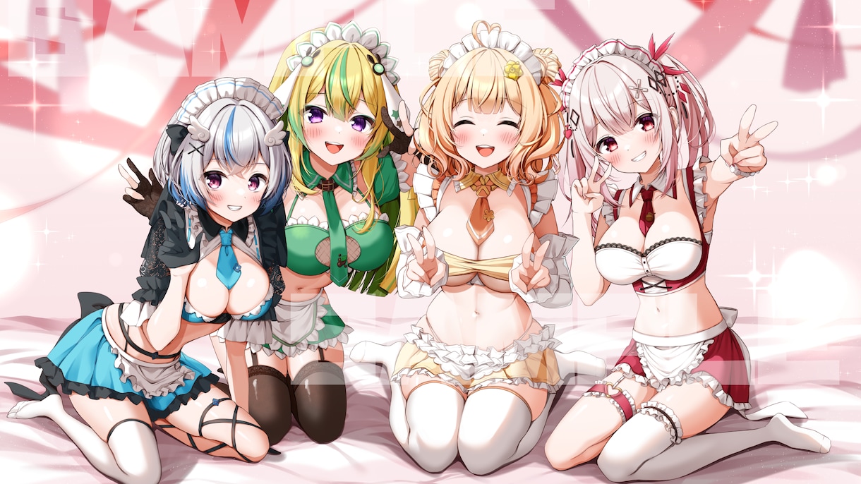 ご希望のイラストを描きます 商用・二次配布可！かわいくて目を惹くイラストを描きます イメージ6