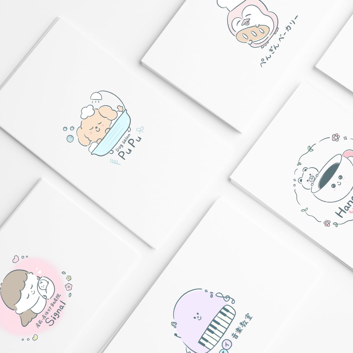 シンプルでかわいい手書きロゴを作成します 【5名様限定価格】カフェやサロンのショップカードにおすすめ♪ イメージ6