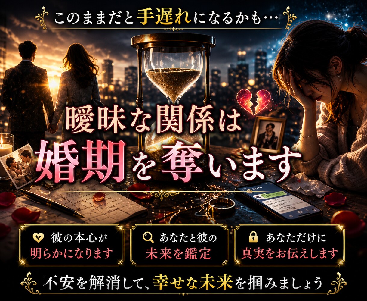 不倫】彼は奥さんを愛してる？本気で視ます あなたと奥さん、彼の本心はどちらにあるのか イメージ6