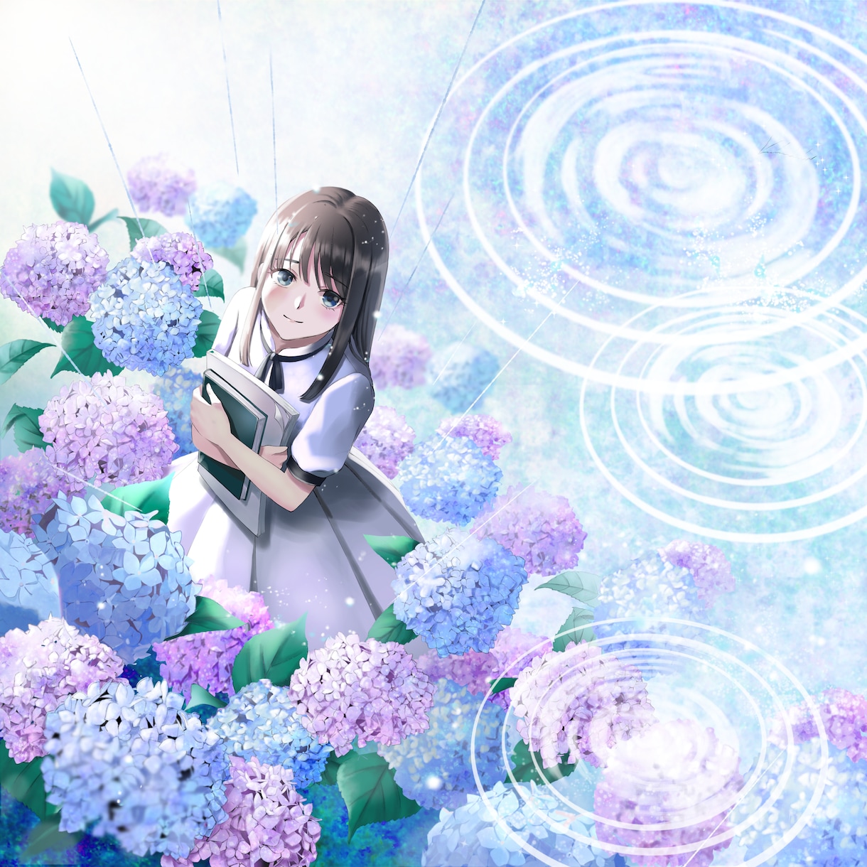 オリジナル、ボカロジャケットイラストお描きします インパクトのあるイラストで楽曲のイメージを再現！ イメージ10