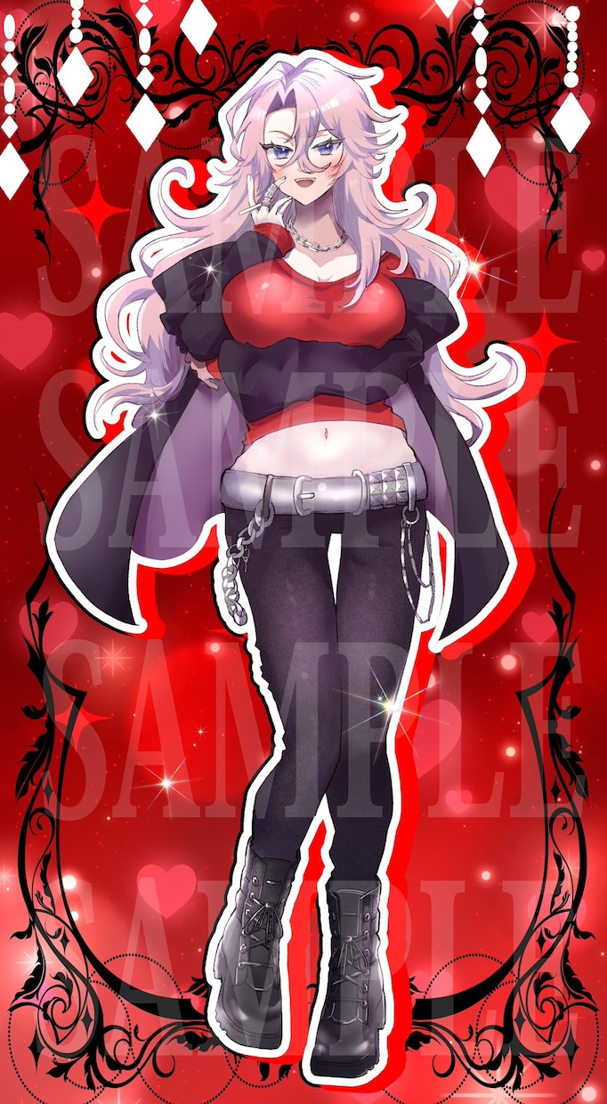 TRPG、IRIAM等の立ち絵描きます 修正無制限！貴方だけの可愛い＆かっこいい立ち絵描きます イメージ2