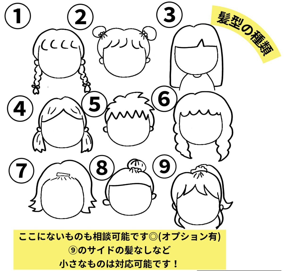 合計4万通り以上！自分で選んだイラスト作りをします 好きなパーツを選んで自分だけのイラストを作り！アイコンにも！ イメージ7
