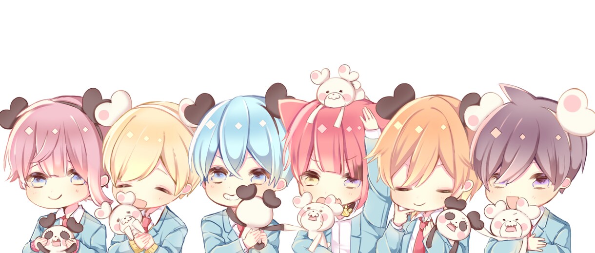 ちびキャライラスト依頼承ります SNSアイコン、グッズ用など(要相談) イメージ4