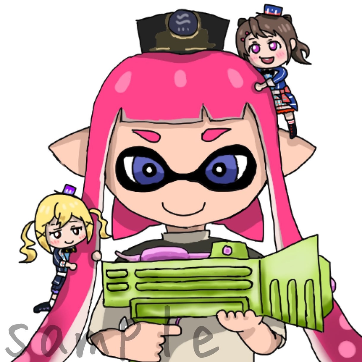 かわいいアイコン、ヘッダー、イラスト制作します SNSや配信活動などにどうぞ！ イメージ2