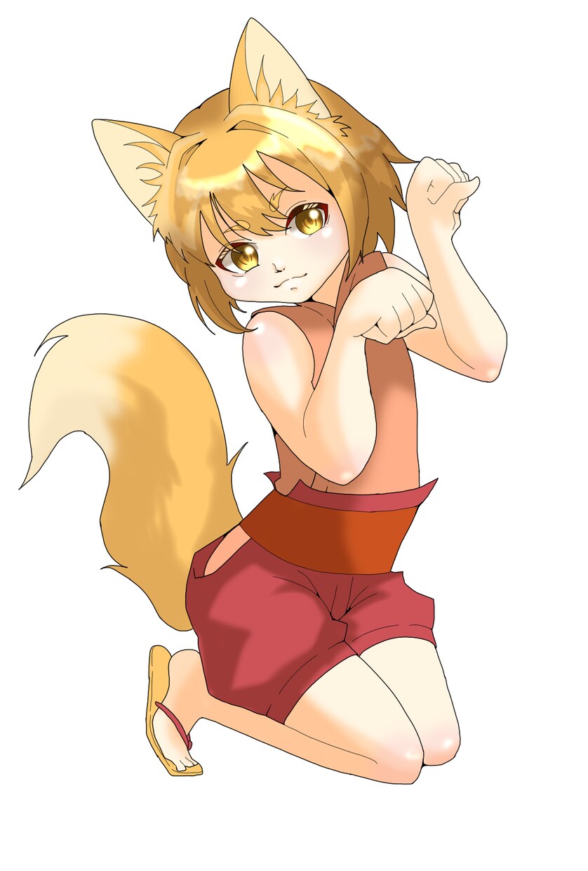 ケモミミ・尻尾ありの可愛いショタ・ロリ描きます 3日で納入！かわいいケモミミちゃん描きます！ イメージ1