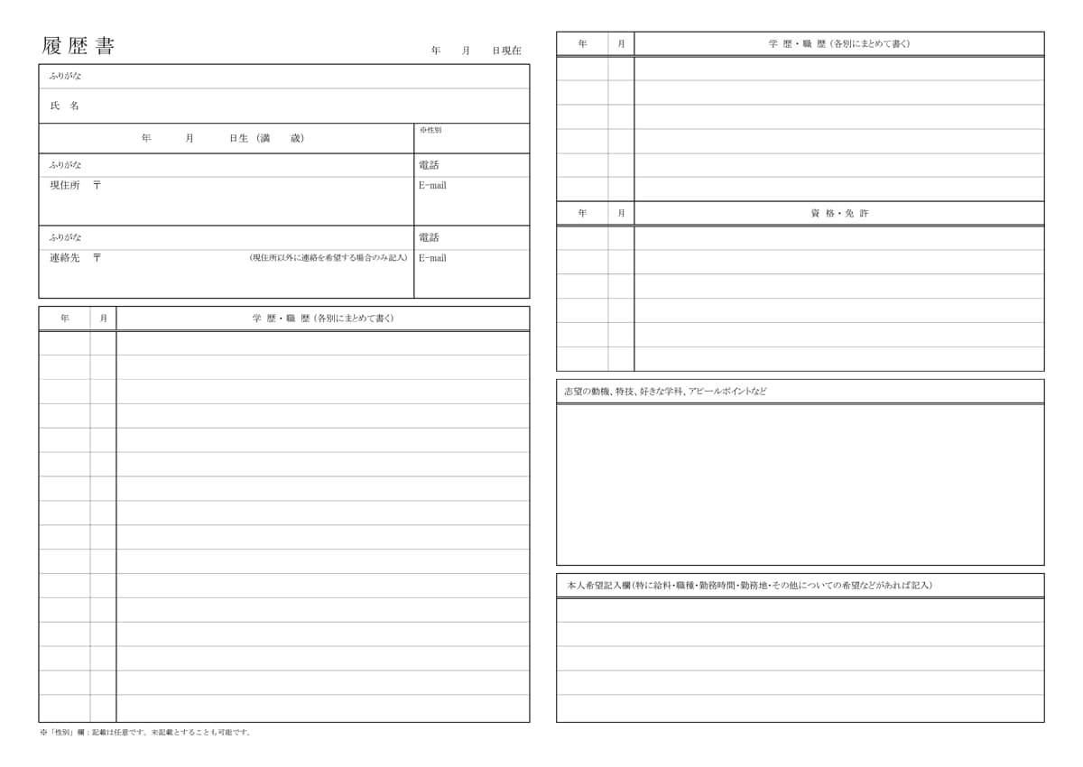 履歴書作成のお手伝いします 履歴書どうやって書けばいいの、、と悩んでいませんか？ イメージ1