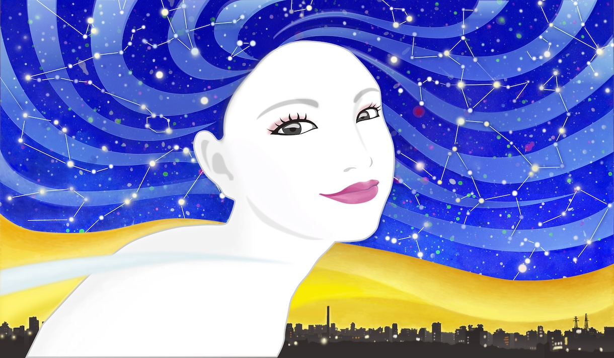 女性をイメージしたデジタルイラスト制作します WEBメディアやコンテンツのキービジュアルにどうぞ イメージ3