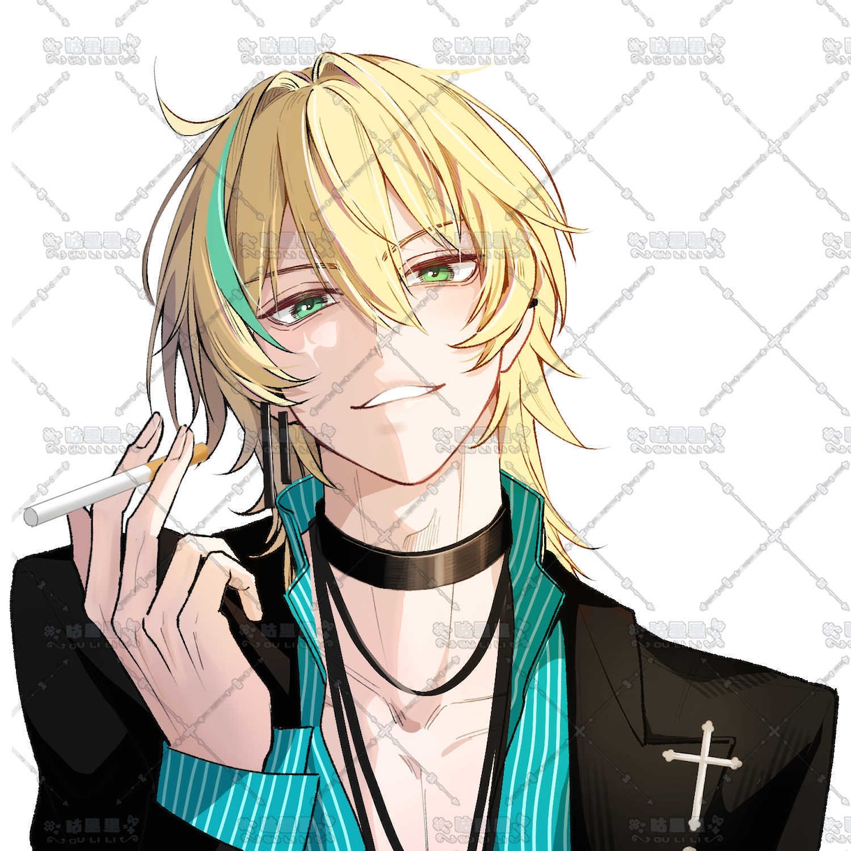 9月まで初出品記念♡女性向け男性キャラを描きます イケメン美青年などご希望の雰囲気に合わせて丁寧に制作します。 イメージ3