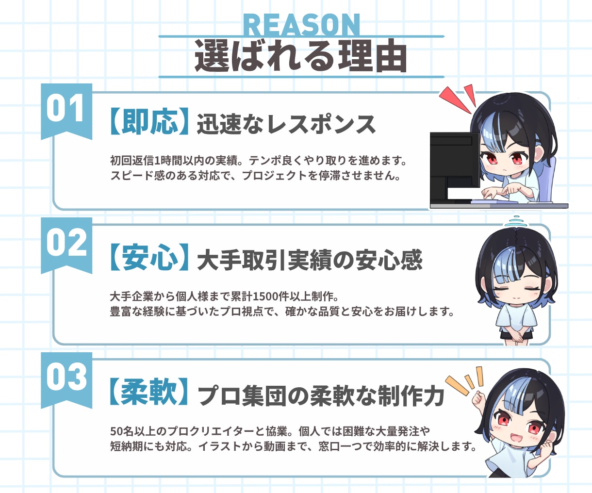 LIVE配信等で活躍する全身イラストを描きます 【企業実績有！】歴10年越えのプロが本気で制作します！ イメージ4