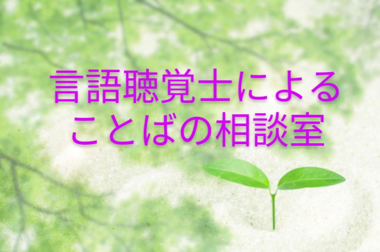 ことば（構音）の指導をします 臨床経験15年以上。大学病院５年、教育委員会で8年のキャリア イメージ1