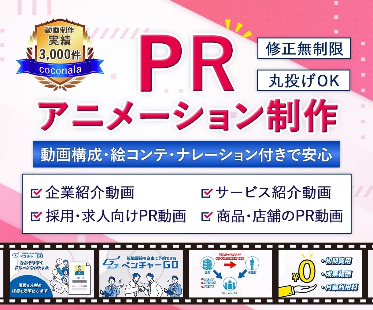 企業様の魅力を最大限に引き出すPR動画を制作します 【丸投げOK！】企画・構成・アニメーション全てコミコミ価格！ イメージ1