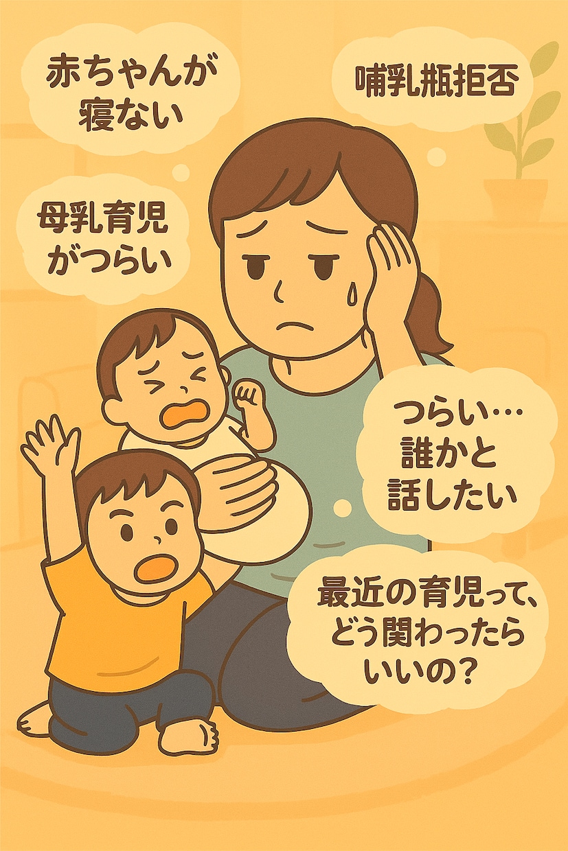 悩めるママ&パパ&祖父母の方✨お話しお聞きします 元小児科&NICU/GCU看護師 | 2歳差兄弟育児中 イメージ2