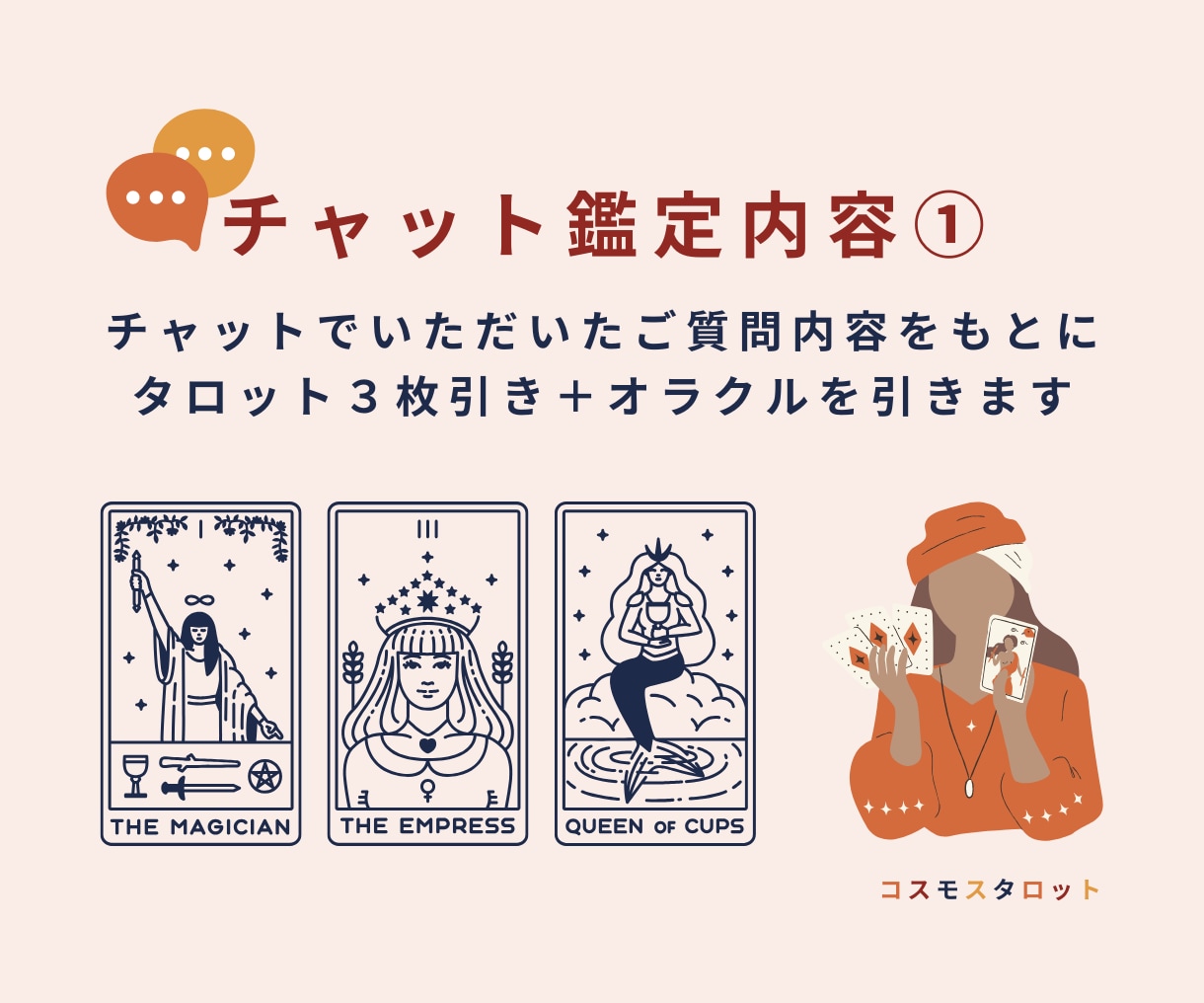 モヤモヤを言葉に◆タロット＆星読みで心を整えます 一緒に心を整理しながら次の一歩を見つけていきましょう イメージ2