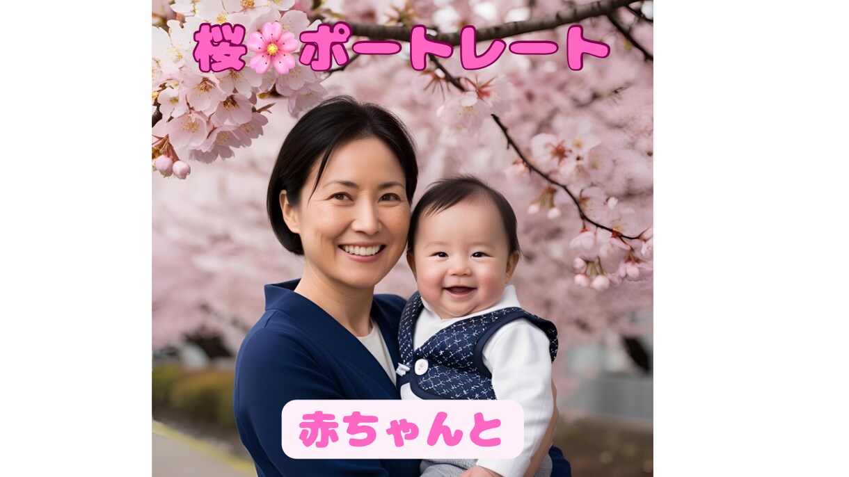 桜の時期にしか撮れない「桜ポートレート」撮ります お好きな時にお好きな場所でお好きな人と沢山撮りましょう！！ イメージ5