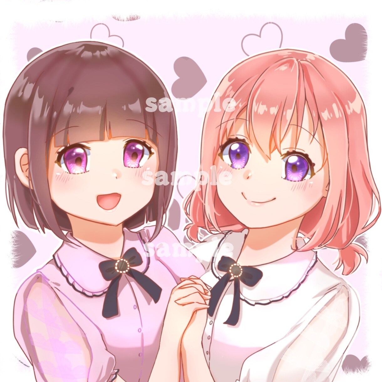 SNSで使用出来るアイコンを作成します ふわふわしたイラスト／アイコン/夢絵をご提供いたします！ イメージ2