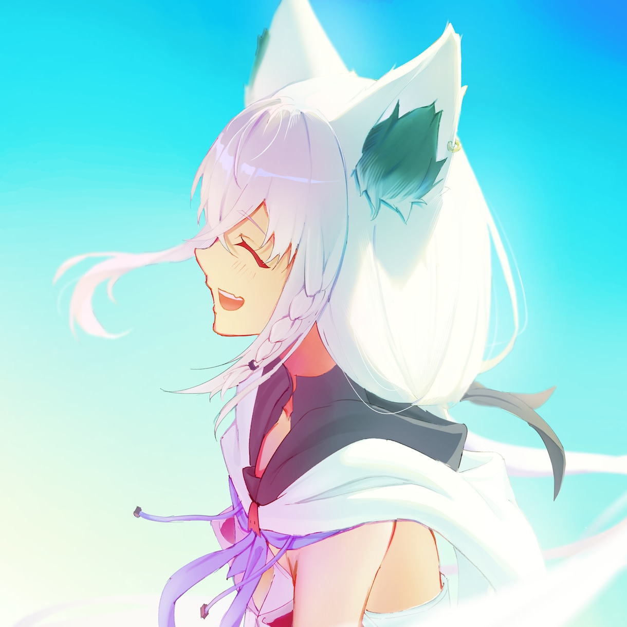 光輝く暖かい一枚絵描きます 光が美しく描かれた記念イラストなどにぴったりのイラストを製作 イメージ1