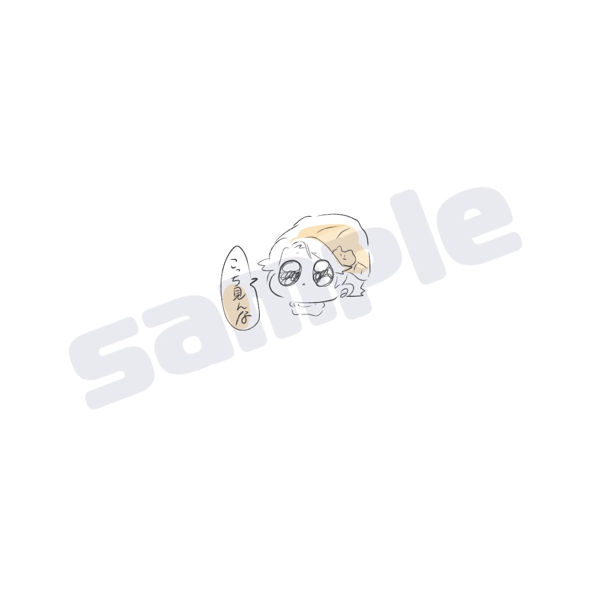 SNSのアイコンイラスト描きます 可愛くてふんわりした絵柄をお求めの方はぜひ！ イメージ3