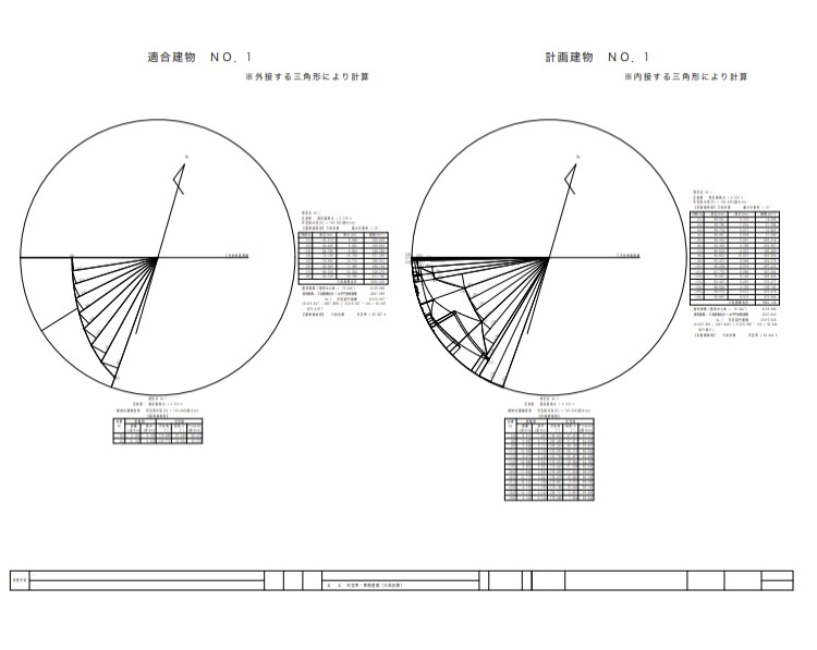 天空率図面(道路斜線制限緩和)を作成します 住宅の天空率図面は今までで30件以上作成 イメージ3
