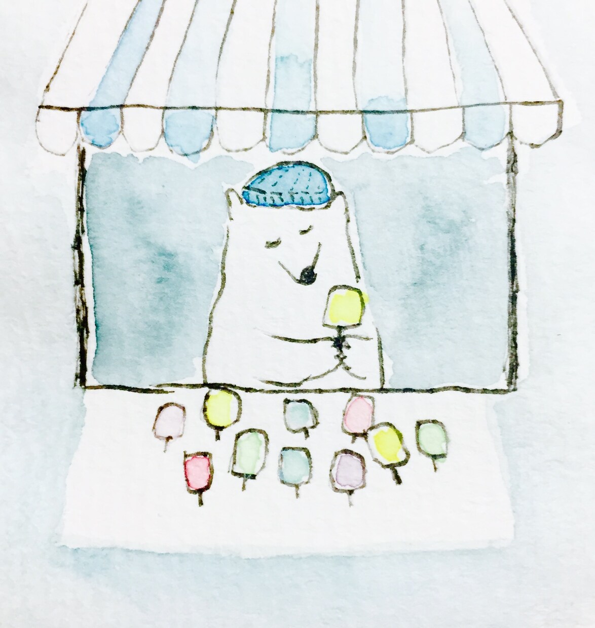 絵本タッチであなただけのアイコン描きます 水彩画のイラストはお好きですか？ イメージ2