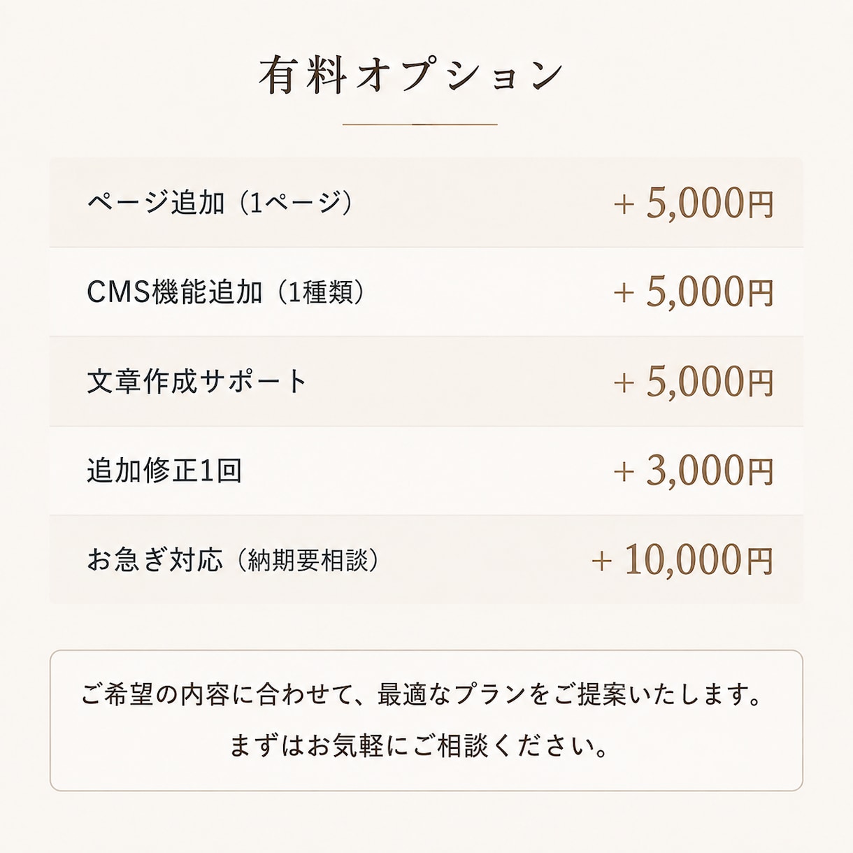 STUDIOでおしゃれなホームページを制作します 個人・小規模事業者様向けに丁寧に制作します イメージ4