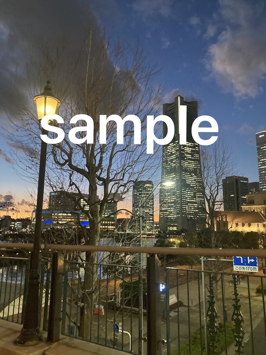 横浜夜景写真お届けします 指定の場所で、撮影商用利用可能な写真をお届け⁠します イメージ3