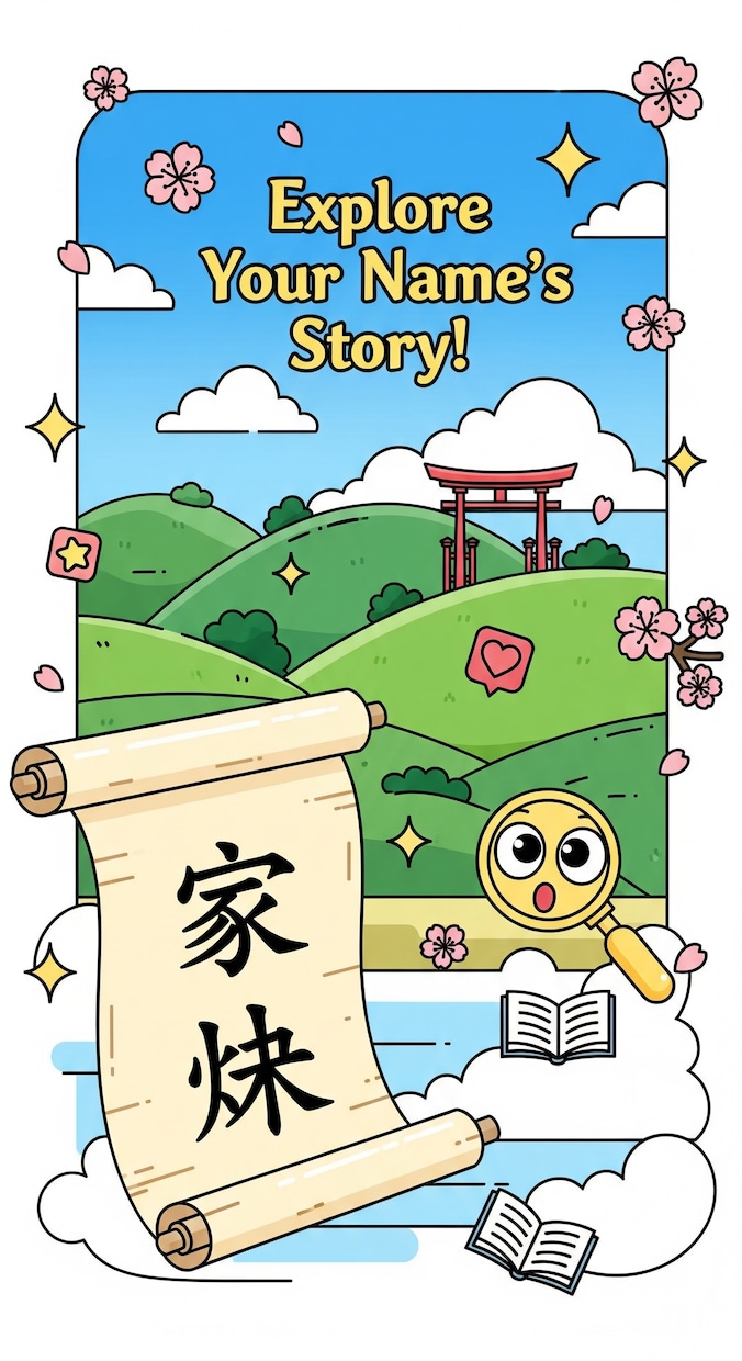 あなたの名字が生まれた“地”と“物語”を探ります 「今のあなたへとつながる道は、名前に隠れている。」 イメージ1