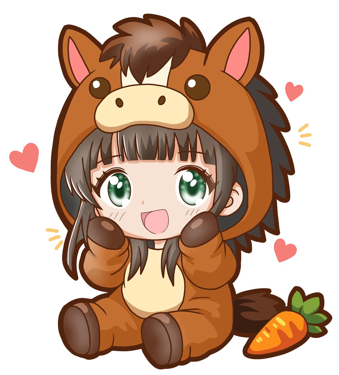 配信用イラスト・ミニキャラ・アイコン描きます 可愛いイラストやアバターで配信に役立ちます！ イメージ8