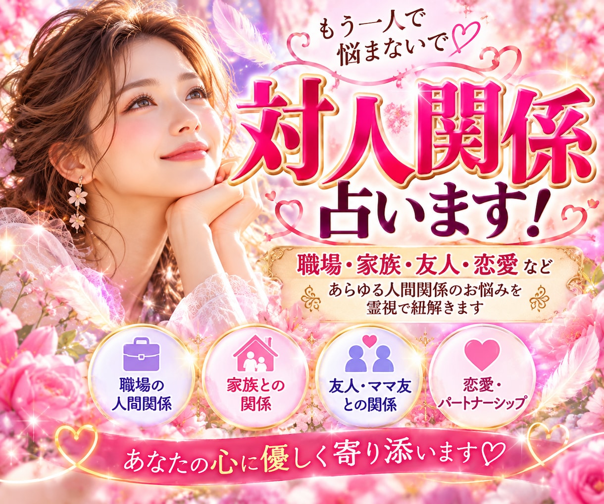 あなたの「しんどい」を共感し、優しく整理します 対人ストレスからあなたを解放します イメージ1