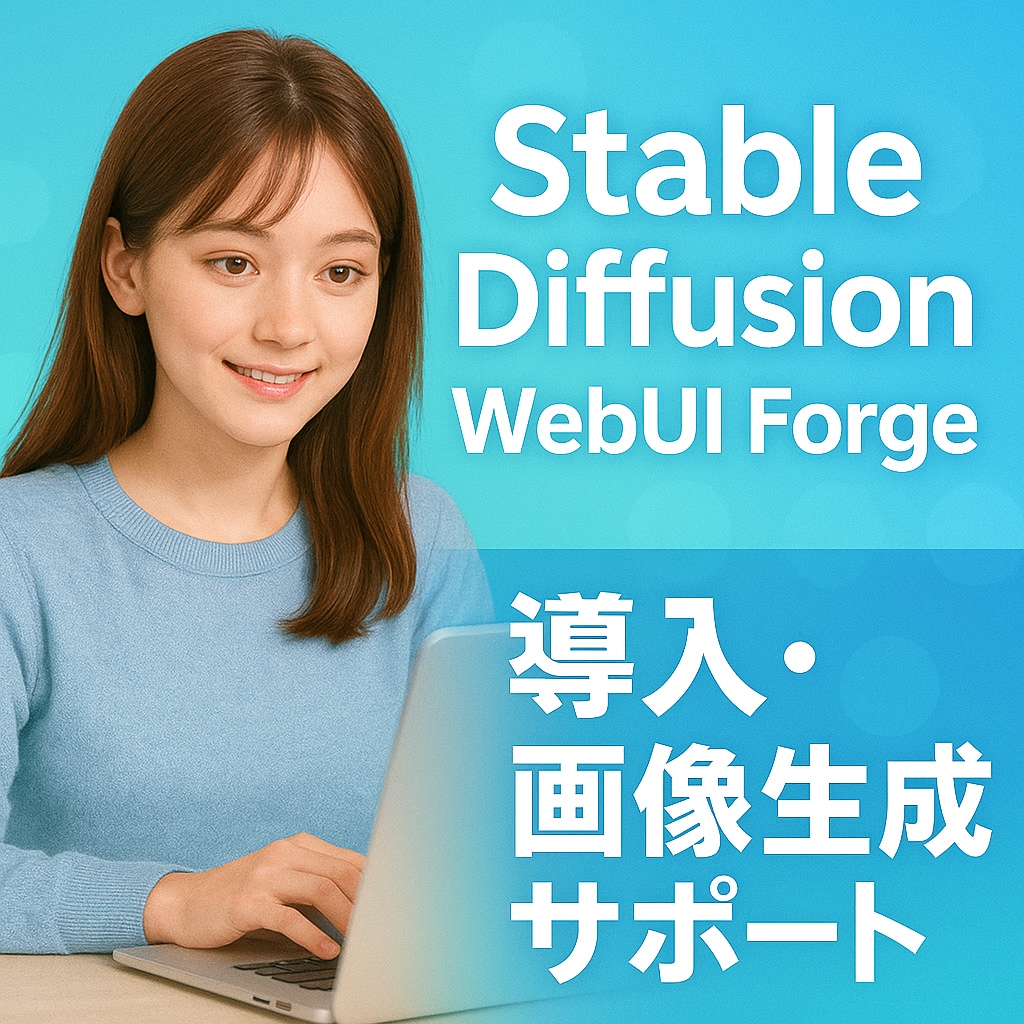 SD Forgeの導入方法、画像生成サポートします 知識ゼロの方でも大丈夫です！画像生成に興味のある方はぜひ！ イメージ1