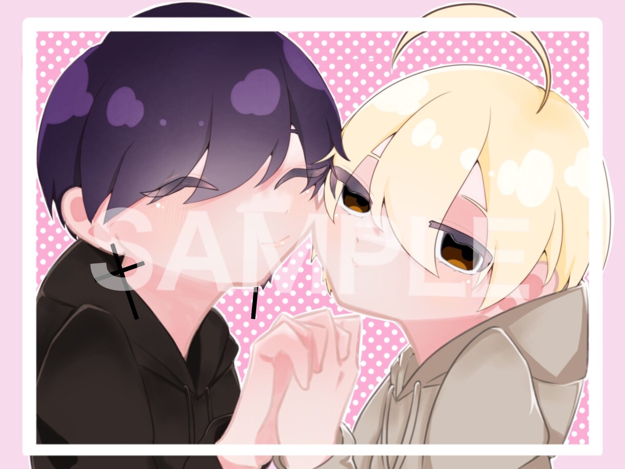アイコン、サムネイル、一枚絵など描きます きらきらで可愛い子をあなただけに提供します イメージ2