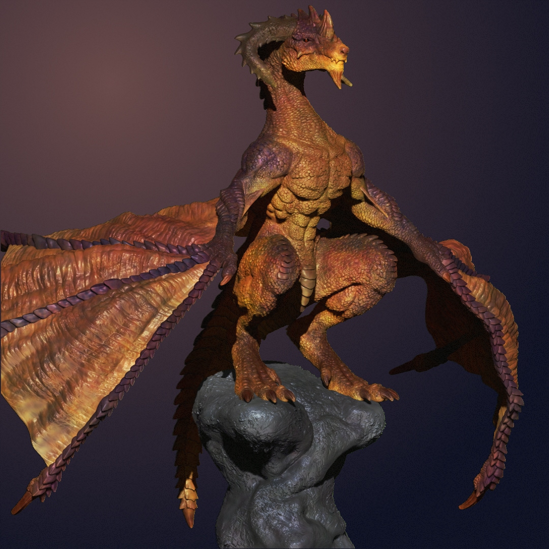 zbrushを用いたイラスト制作を行います 3DCGを活かしたイラスト制作が可能です。 イメージ1