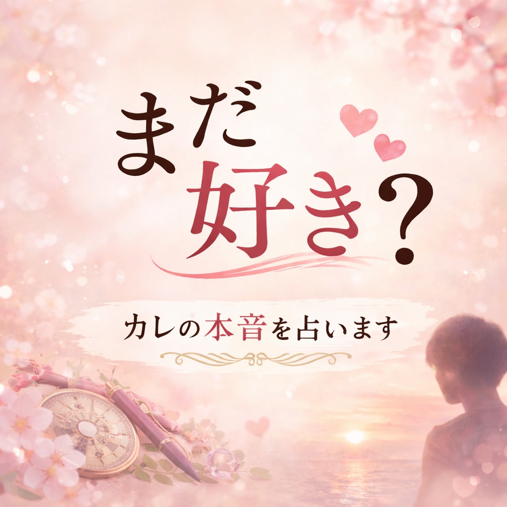復縁したい方へ｜彼の本音を占います 彼の本音と動くべきタイミングを読みます イメージ1