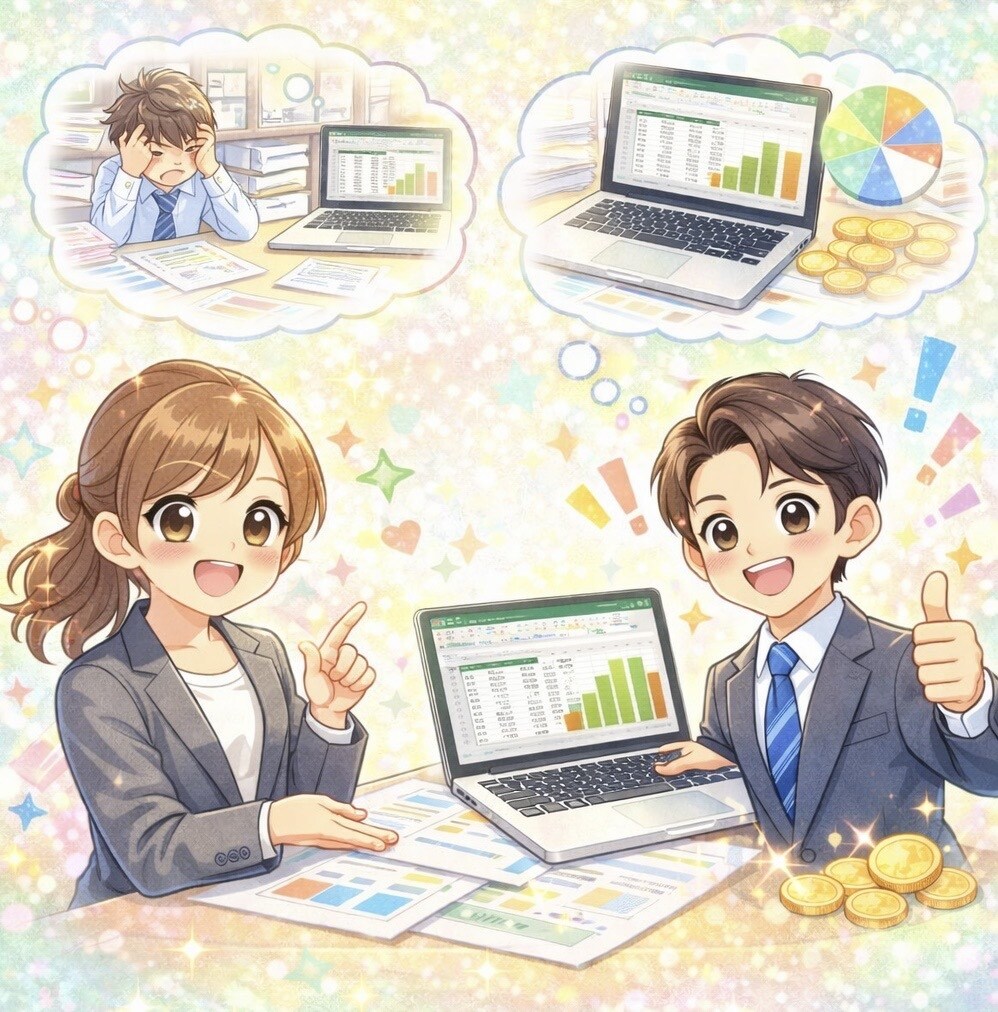 Excel VBAによる自動化。承ります その作業、まだ手でやってますか？ イメージ1