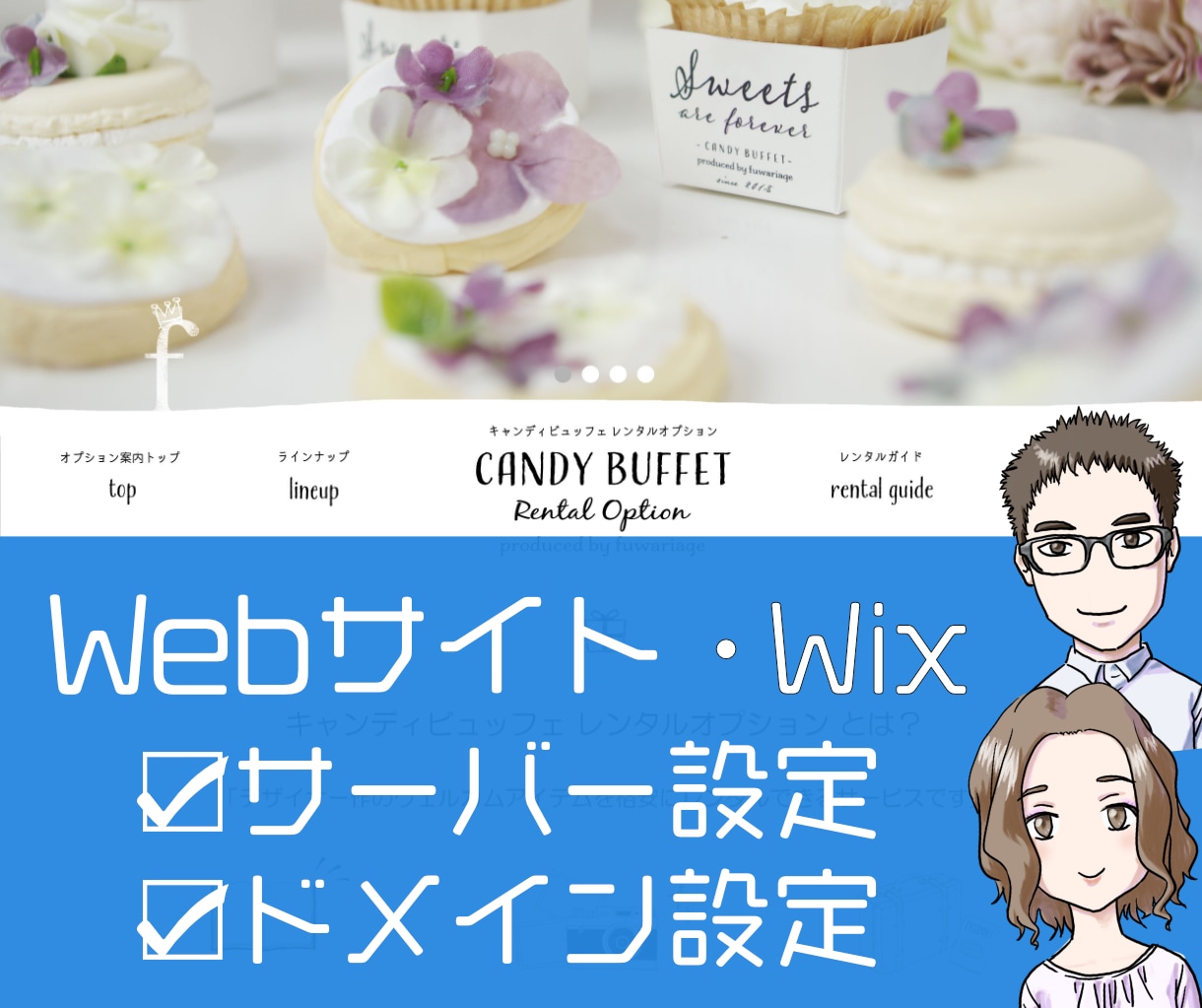 レンタルサーバー・ドメイン等の設定します Webサイト（Wix含む）やメール関連の利用設定を代行します イメージ1