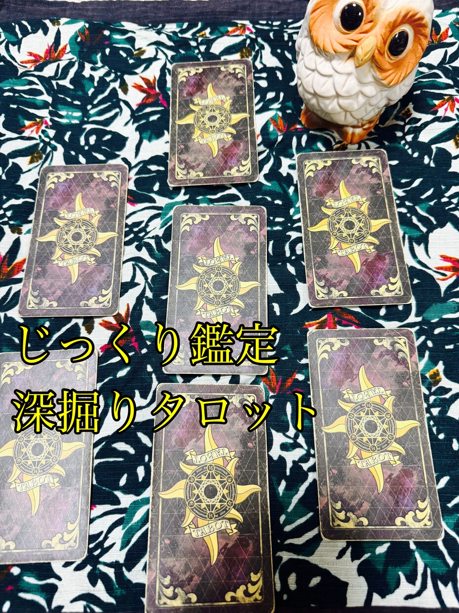 深掘りタロット＋質問1往復つきで占います 質問1往復つきで、丁寧に読み解く鑑定です イメージ1