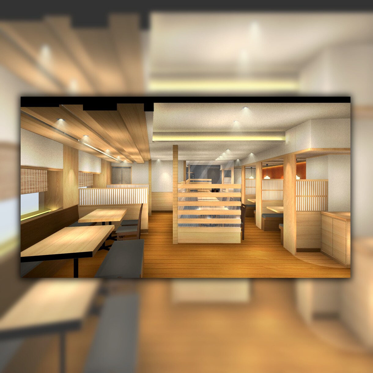 短期間で3Dパース制作します お店の内装パースや外装パースを制作します！ イメージ8