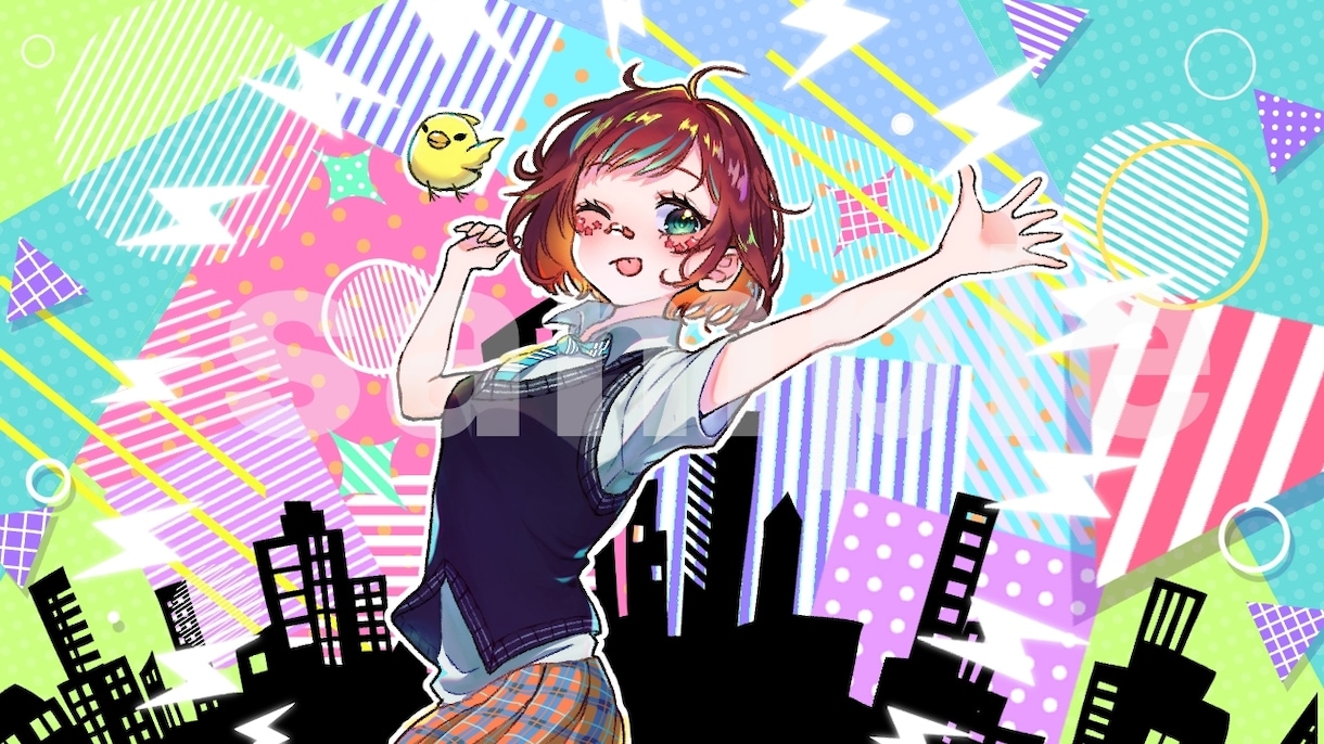 企業実績有★オリジナルイラストを制作します 透明感×可愛い×かっこいい！サムネイル、MV、立ち絵等 イメージ9