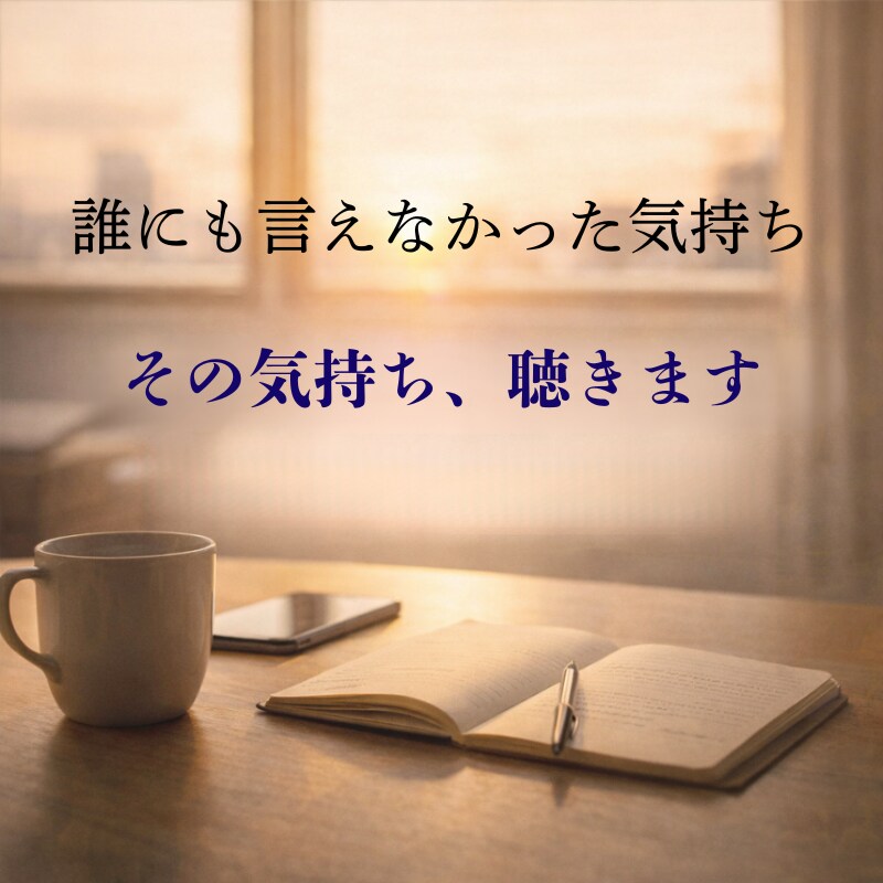 つらい❗️苦しい❗️ブラック！経験者の私が聴きます 耐える日々❗️人間関係の悩み❗️あなたに寄りそい解決します イメージ3